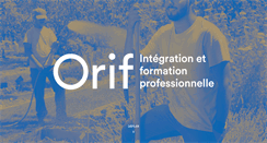 Desktop Screenshot of orif.ch