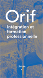 Mobile Screenshot of orif.ch