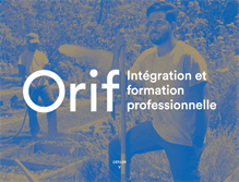 Tablet Screenshot of orif.ch